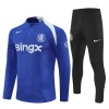 Chelsea Kit sweat-shirt d'entraînement Bleue 2025-26 Quart-Zip