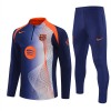 FC Barcelone Kit sweat-shirt d'entraînement Bleue 2025-26 Quart-Zip FC Barcelone Kit sweat-shirt d'entraînement Bleue 2025-26 Quart-Zip