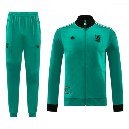 Liverpool Ensemble Vestes d'Entraînement Verte 2025-26