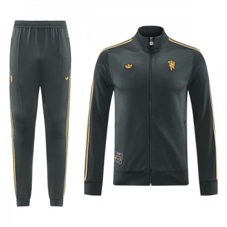 Manchester United Ensemble Vestes d'Entraînement Noire 2025-26