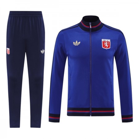 Olympique Lyonnais Ensemble Vestes d'Entraînement Bleue 2025-26