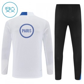Paris Saint Germain Enfant Kit sweat-shirt d'entraînement Blanche 2025-26 Quart-Zip