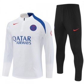 Paris Saint Germain Kit sweat-shirt d'entraînement Blanche 2025-26 Quart-Zip