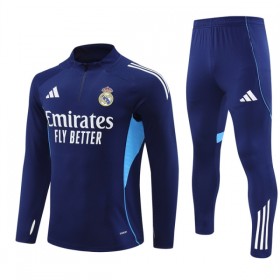 Real Madrid Kit sweat-shirt d'entraînement Navy 2025-26 Quart-Zip