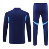 Real Madrid Kit sweat-shirt d'entraînement Navy 2025-26 Quart-Zip