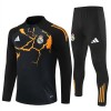 Real Madrid Kit sweat-shirt d'entraînement Noire 2025-26 Quart-Zip