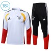Allemagne Enfant Kit sweat-shirt d'entraînement Blanche 2026-27 Quart-Zip