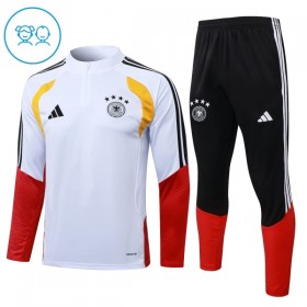 Allemagne Enfant Kit sweat-shirt d'entraînement Blanche 2026-27 Quart-Zip