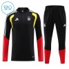 Allemagne Enfant Kit sweat-shirt d'entraînement Noire 2026-27 Quart-Zip
