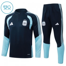 Argentine Enfant Kit sweat-shirt d'entraînement Navy 2026-27 Quart-Zip