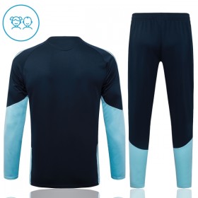 Argentine Enfant Kit sweat-shirt d'entraînement Navy 2026-27 Quart-Zip