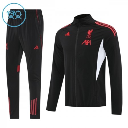Liverpool Enfant Ensemble Vestes d'Entraînement Noire 2025-26 Liverpool Enfant Ensemble Vestes d'Entraînement Noire 2025-26