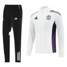 Manchester United Ensemble Vestes d'Entraînement Blanche 2025-26