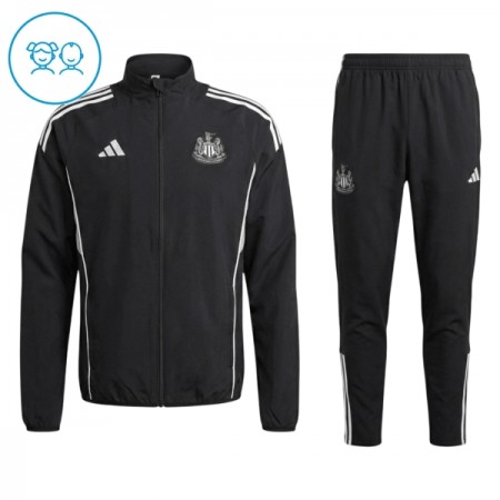 Newcastle United Enfant Ensemble Vestes d'Entraînement Noire 2025-26
