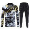Real Madrid Marvel Kit sweat-shirt d'entraînement Noire 2026-27 Quart-Zip