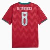 Maillot Portugal B. Fernandes 8 Domicile Coupe du Monde 2026