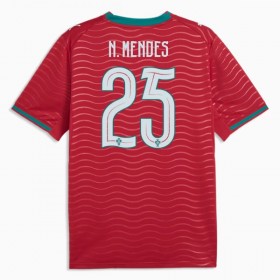Maillot Portugal Nuno Mendes 25 Domicile Coupe du Monde 2026