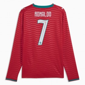 Maillot Portugal Ronaldo 7 Domicile Coupe du Monde 2026 Manche Longue