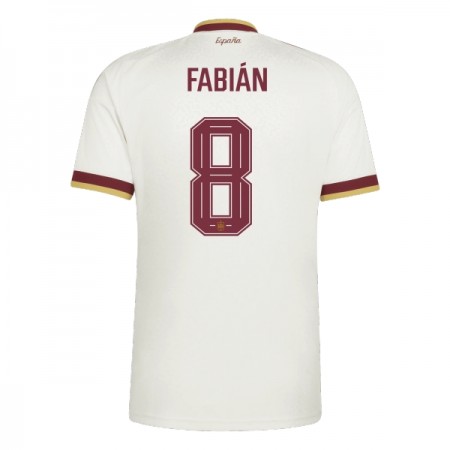 Maillot Espagne Fabian 8 Exterieur Coupe du Monde 2026