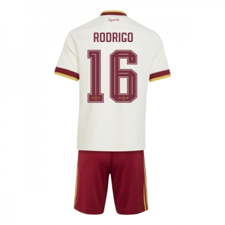 Maillot Espagne Rodrigo 16 Enfant Exterieur Coupe du Monde 2026