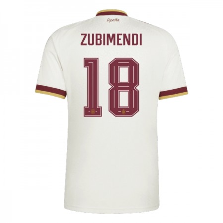 Maillot Espagne Zubimendi 18 Exterieur Coupe du Monde 2026