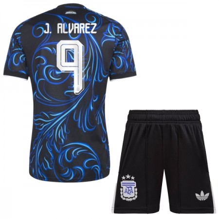 Maillot Argentine J. Alvarez 9 Enfant Exterieur Coupe du Monde 2026
