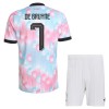 Maillot Belgique De Bruyne 7 Enfant Exterieur Coupe du Monde 2026