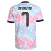 Maillot Belgique De Bruyne 7 Enfant Exterieur Coupe du Monde 2026