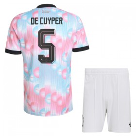 Maillot Belgique De Cuyper 5 Enfant Exterieur Coupe du Monde 2026