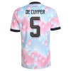 Maillot Belgique De Cuyper 5 Exterieur Coupe du Monde 2026