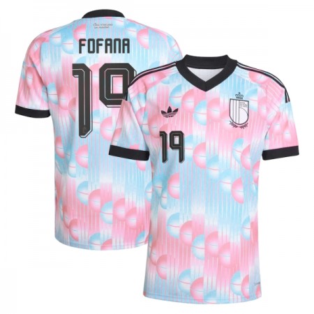 Maillot Belgique Fofana 19 Exterieur Coupe du Monde 2026
