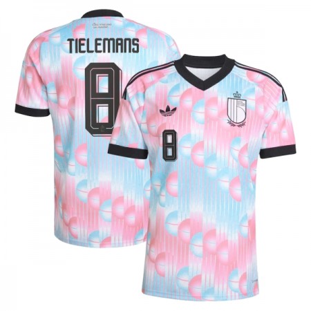 Maillot Belgique Tielemans 8 Exterieur Coupe du Monde 2026