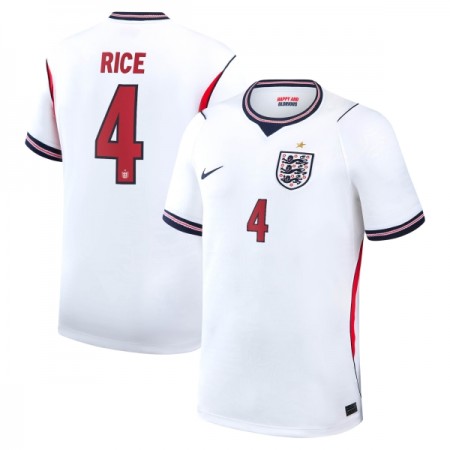 Maillot Angleterre Rice 4 Domicile Coupe du Monde 2026