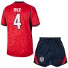 Maillot Angleterre Rice 4 Enfant Exterieur Coupe du Monde 2026