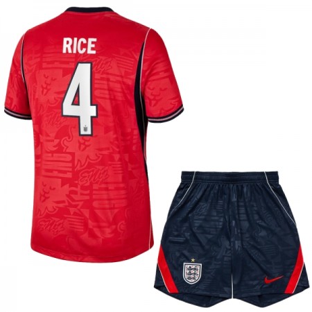 Maillot Angleterre Rice 4 Enfant Exterieur Coupe du Monde 2026