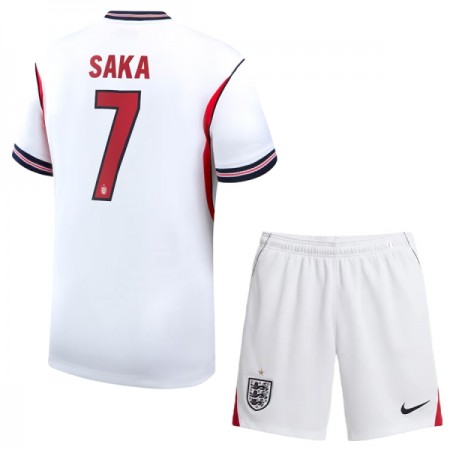 Maillot Angleterre Saka 7 Enfant Domicile Coupe du Monde 2026