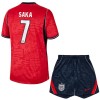 Maillot Angleterre Saka 7 Enfant Exterieur Coupe du Monde 2026