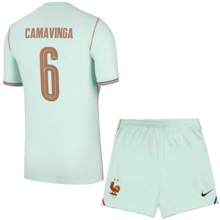 Maillot France Camavinga 6 Enfant Exterieur Coupe du Monde 2026