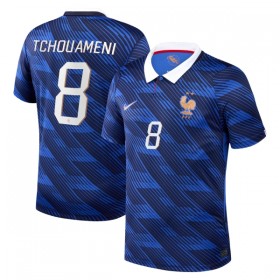 Maillot France Tchouameni 8 Domicile Coupe du Monde 2026