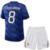 Maillot France Tchouameni 8 Enfant Domicile Coupe du Monde 2026