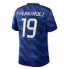 Maillot France Theo Hernandez 19 Domicile Coupe du Monde 2026