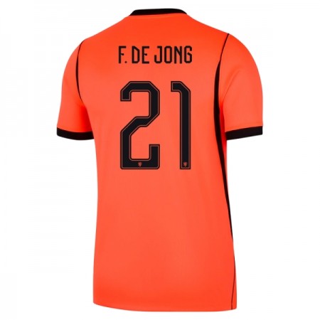 Maillot Hollande Frenkie de Jong 21 Domicile Coupe du Monde 2026