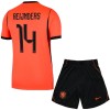 Maillot Hollande Reijnders 14 Enfant Domicile Coupe du Monde 2026