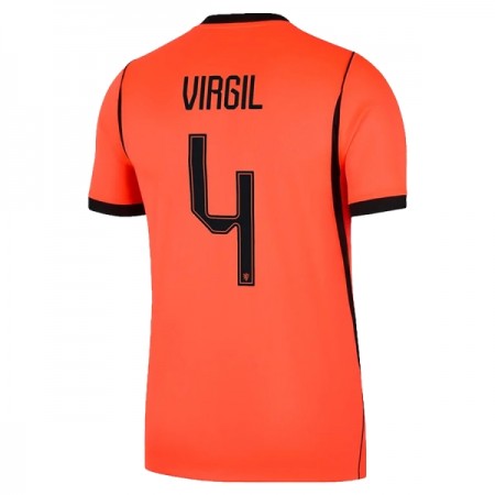 Maillot Hollande Virgil 4 Domicile Coupe du Monde 2026