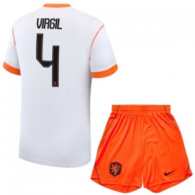 Maillot Hollande Virgil 4 Enfant Exterieur Coupe du Monde 2026
