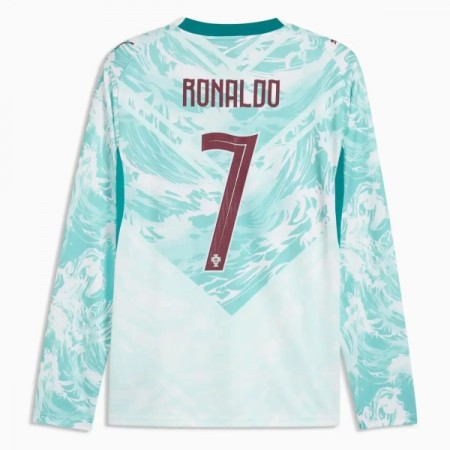 Maillot Portugal Ronaldo 7 Exterieur Coupe du Monde 2026 Manche Longue