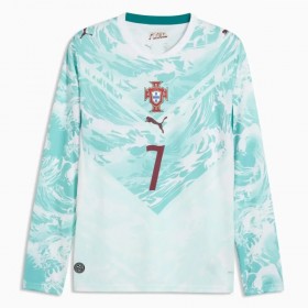 Maillot Portugal Ronaldo 7 Exterieur Coupe du Monde 2026 Manche Longue