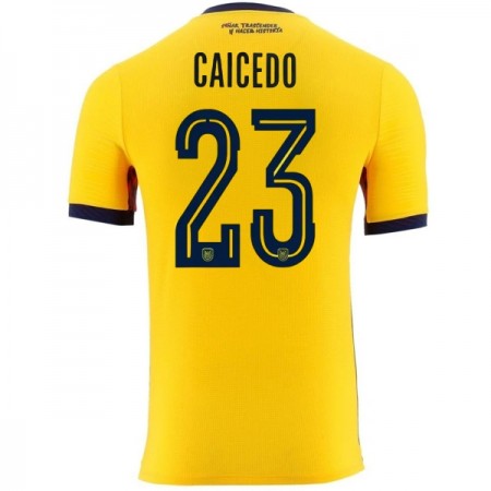 Maillot Equateur Caicedo 23 Domicile Coupe du Monde 2026