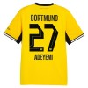 Maillot Borussia Dortmund Adeyemi 27 Domicile 2026-27 Maillot Borussia Dortmund Adeyemi 27 Domicile 2026-27