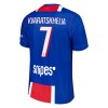 Maillot Paris Saint Germain Kvaratskhelia 7 Enfant Domicile 2026-27